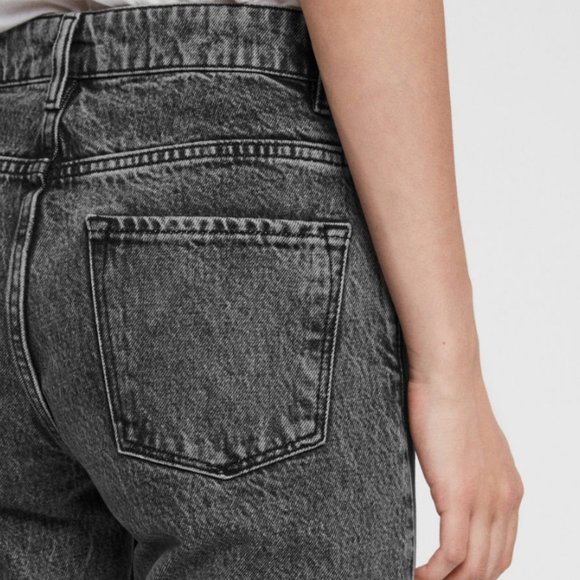 All Saints | Ava Studded Hem Straight Leg HR Jeans - Picture 3 of 15